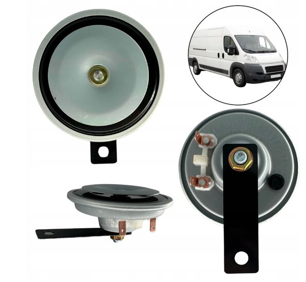 95 mm claxon 110 db - hoorn 24 volt - 335 hz toeter - auto toeter - signaalhoorn - gmp