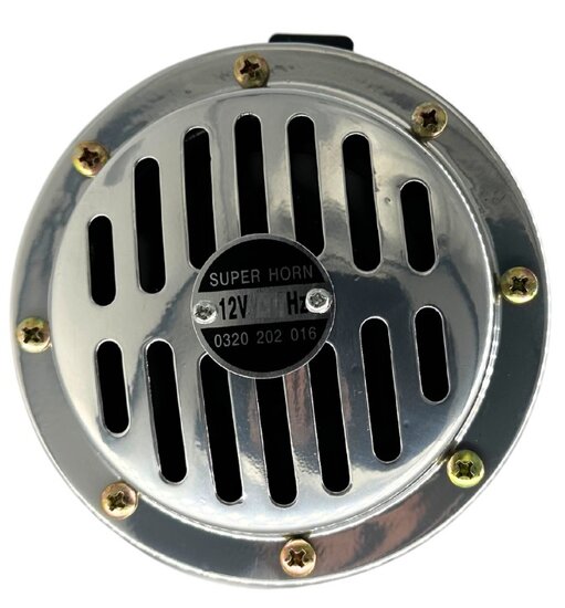 125 mm claxon 110 db -  hoorn 12 volt - 335 hz toeter - auto toeter - signaalhoorn - gmp