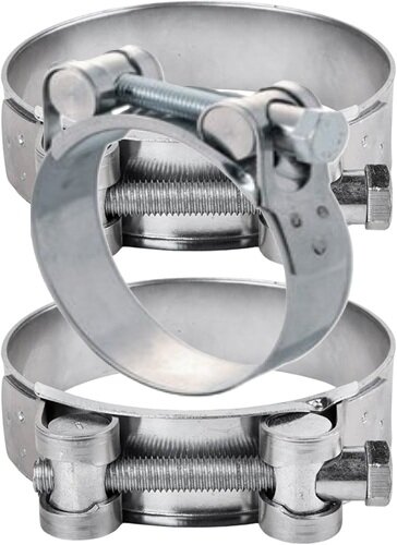 74-79 mm -&nbsp;24 mm breed&nbsp;slangklem - buisklem staal verzinkt - scharnierboutklem - bevestigingsklem - hose clamp - bandklem&nbsp;