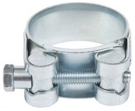 80-85 mm -&nbsp;24 mm breed&nbsp;slangklem - buisklem staal verzinkt - scharnierboutklem - bevestigingsklem - hose clamp - bandklem&nbsp;