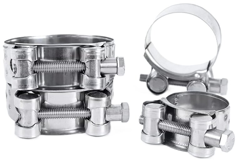 80-85 mm -&nbsp;24 mm breed&nbsp;slangklem - buisklem staal verzinkt - scharnierboutklem - bevestigingsklem - hose clamp - bandklem&nbsp;
