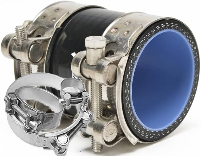 80-85 mm -&nbsp;24 mm breed&nbsp;slangklem - buisklem staal verzinkt - scharnierboutklem - bevestigingsklem - hose clamp - bandklem&nbsp;