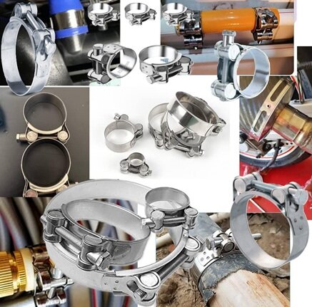 80-85 mm -&nbsp;24 mm breed&nbsp;slangklem - buisklem staal verzinkt - scharnierboutklem - bevestigingsklem - hose clamp - bandklem&nbsp;