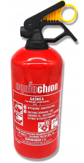 1kg poederblusser - brandblusser - poederbrandblusser - droogblusser - ogniochron