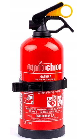 1kg poederblusser - brandblusser - poederbrandblusser - droogblusser - ogniochron