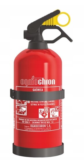 1kg poederblusser - brandblusser - poederbrandblusser - droogblusser - ogniochron