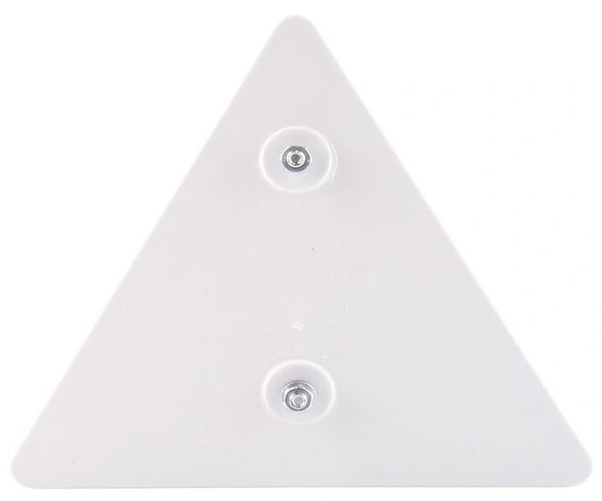 160x140mm reflector driehoek rood - driehoekreflector&nbsp;e9 keurmerk&nbsp;- reflectieplaat - waarschuwing reflector - was