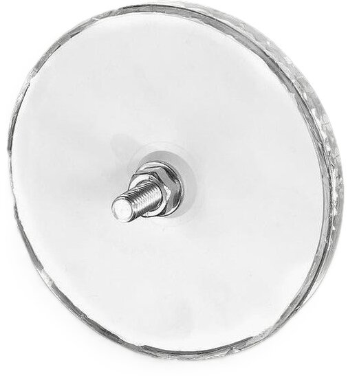 63 mm ronde oranje reflector met e20 keur - amber reflector met boutverbinding - aanhangerreflector voor de zijkant rond