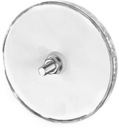 63 mm ronde rode&nbsp;reflector met e20 keur - &nbsp;reflector rood met boutverbinding - aanhangerreflector voor de achterk