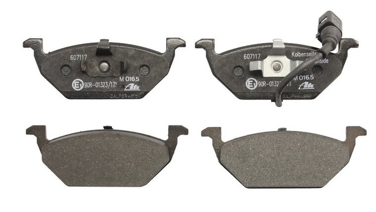 146 x 54,7 x18,3 mm vag remblokken set met sensor - 4 stuks remblok - remvoering - auto remblokset - bremher 