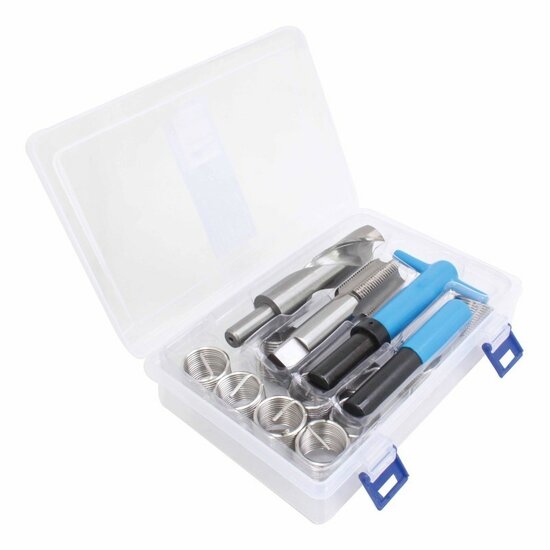m24 x 2.0 draadreparatie set - helicoil set - schroefdraad reparatieset - helicoils - schroefdraadherstel set - satra