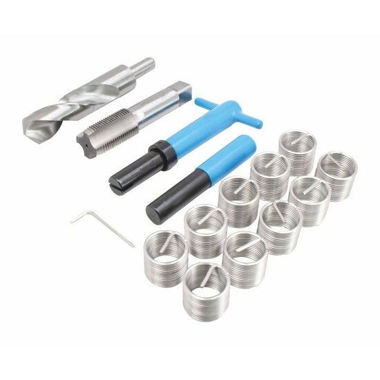 m24 x 2.0 draadreparatie set - helicoil set - schroefdraad reparatieset - helicoils - schroefdraadherstel set - satra