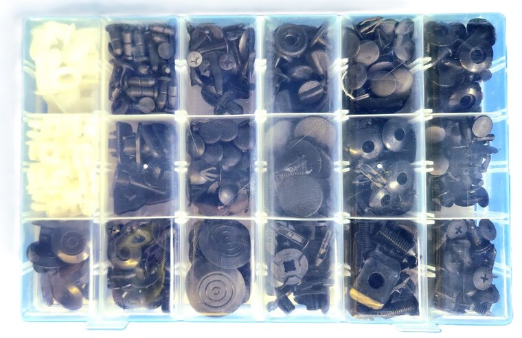 nissan autoclips assortiment 408&nbsp;delig - drukclips&nbsp;- deurpaneel clips - interieurclips - autoclips asta