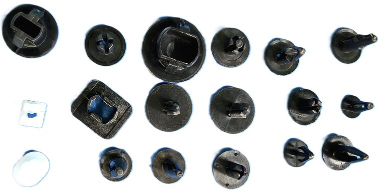 nissan autoclips assortiment 408&nbsp;delig - drukclips&nbsp;- deurpaneel clips - interieurclips - autoclips asta