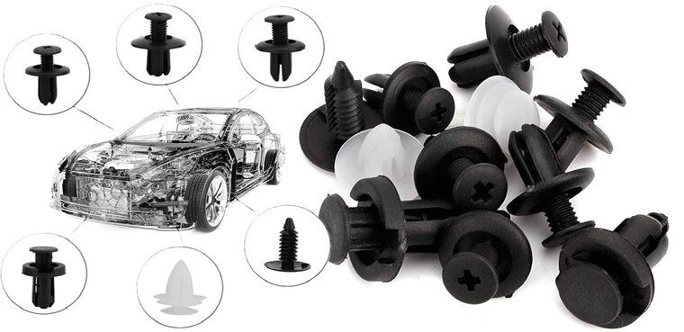 nissan autoclips assortiment 408&nbsp;delig - drukclips&nbsp;- deurpaneel clips - interieurclips - autoclips asta