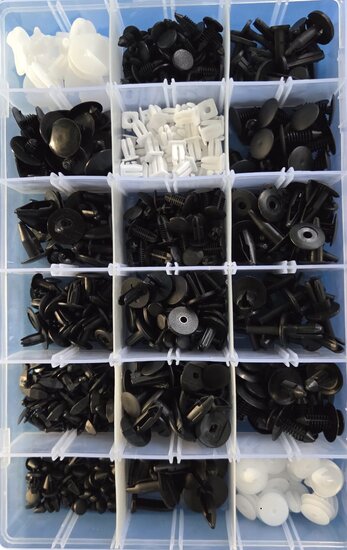 ford interieur 415 delige clip set - autoclips&nbsp;- interieurclips - autoklemmen - bekledingclips asta