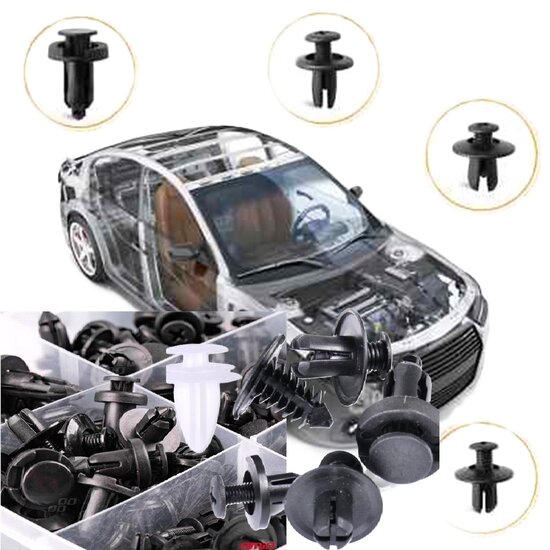 ford interieur 415 delige clip set - autoclips&nbsp;- interieurclips - autoklemmen - bekledingclips asta