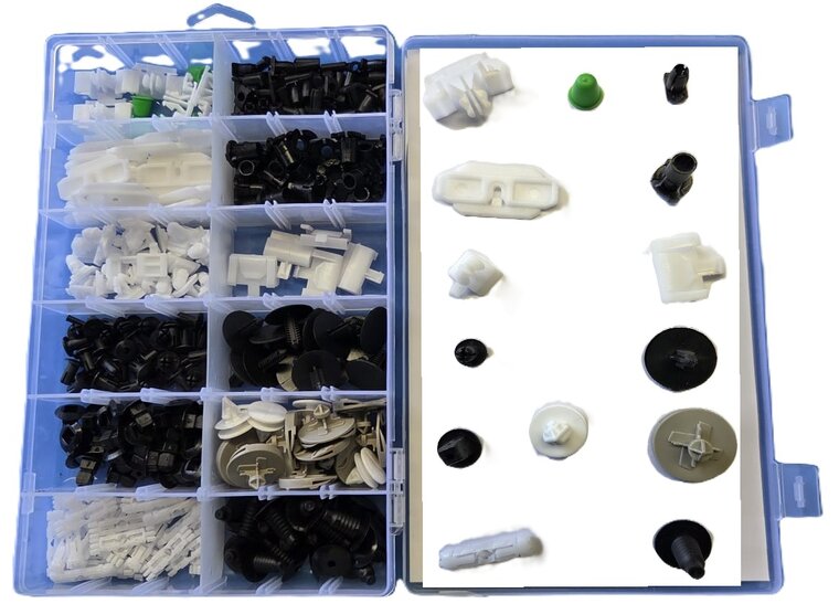 vokswagen interieur 255 delige clip set - autoclips&nbsp;- interieurclips - autoklemmen - bekledingclips asta&nbsp;