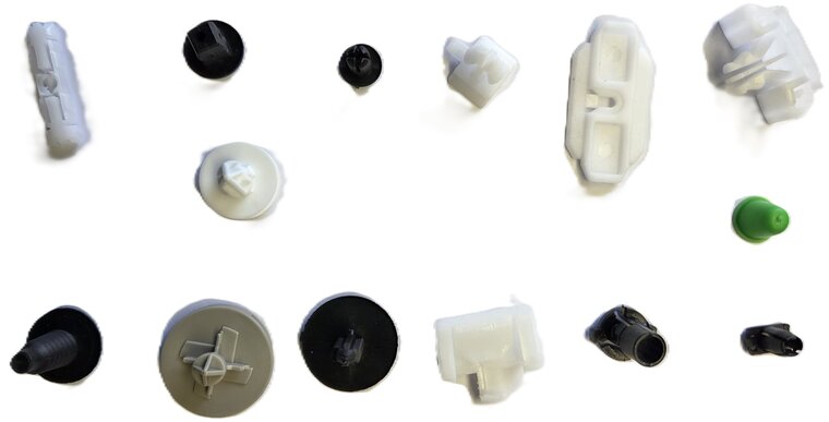 vokswagen interieur 255 delige clip set - autoclips&nbsp;- interieurclips - autoklemmen - bekledingclips asta&nbsp;