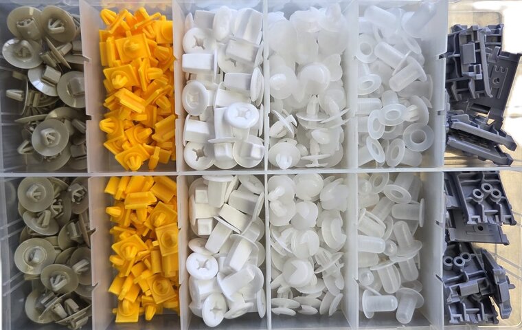 renault interieur clip set 300 delig&nbsp;- autoclips&nbsp;- bekledingclips&nbsp;- kunstof klemmen - dashboardclips&amp;#x00a