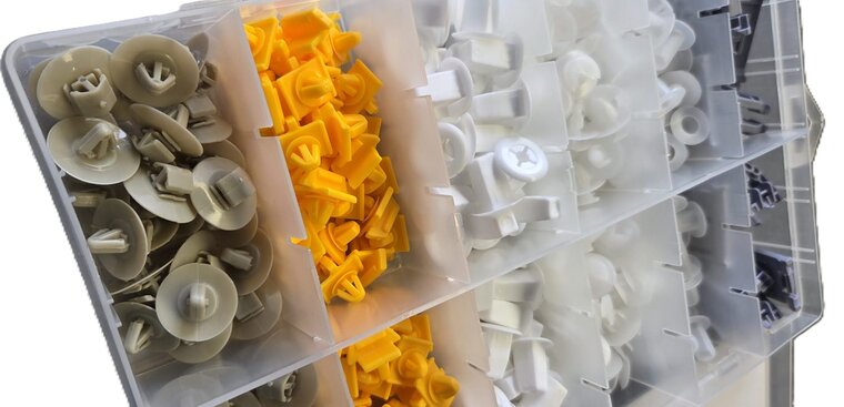 renault interieur clip set 300 delig&nbsp;- autoclips&nbsp;- bekledingclips&nbsp;- kunstof klemmen - dashboardclips&amp;#x00a