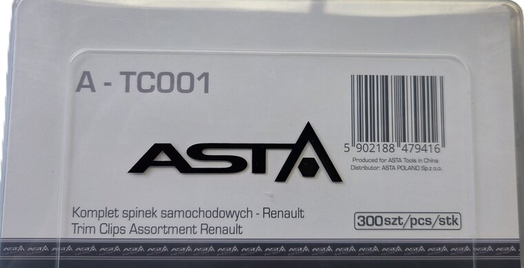 renault interieur clip set 300 delig&nbsp;- autoclips&nbsp;- bekledingclips&nbsp;- kunstof klemmen - dashboardclips&amp;#x00a