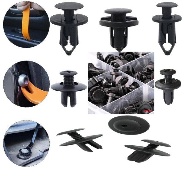 renault interieur clip set 300 delig&nbsp;- autoclips&nbsp;- bekledingclips&nbsp;- kunstof klemmen - dashboardclips&amp;#x00a