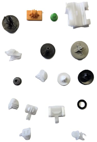 audi Interieurclip set 160 delig - autobekledingclisp&nbsp;- kunststofklemmen - trimclips - autoclips&nbsp;- drukclips
