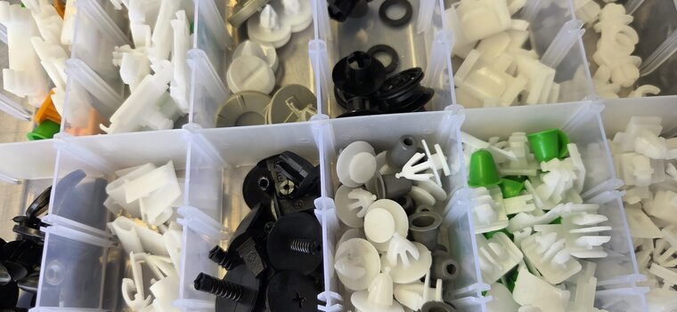 audi Interieurclip set 160 delig - autobekledingclisp&nbsp;- kunststofklemmen - trimclips - autoclips&nbsp;- drukclips