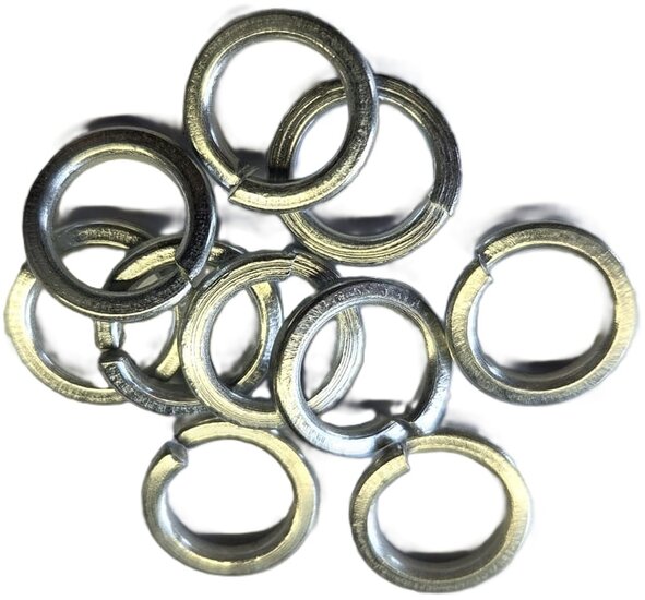 140 delige maten m6 - m8 en m10&nbsp;moeren en sluitringen assortiment - borgmoer - klemring - moer - ringen - veerring