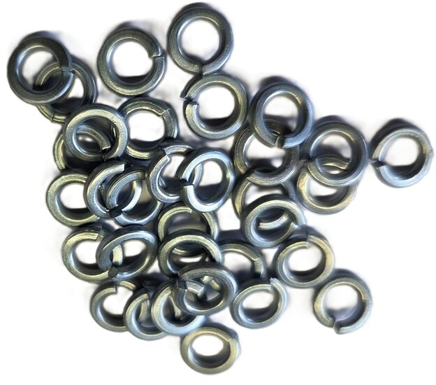 140 delige maten m6 - m8 en m10&nbsp;moeren en sluitringen assortiment - borgmoer - klemring - moer - ringen - veerring