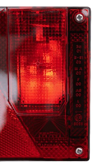 multipoint 1 achterlicht links 12 volt - achterlicht&nbsp;135x240mm met bajonet aansluiting&nbsp;-&nbsp; asp&ouml;ck aanhangerverlichting