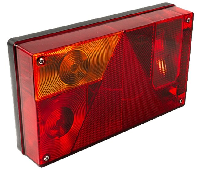 multipoint 1 achterlicht links 12 volt - achterlicht&nbsp;135x240mm met bajonet aansluiting&nbsp;-&nbsp; asp&ouml;ck aanhangerverlichting
