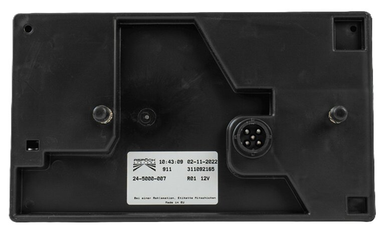 multipoint 1 achterlicht links 12 volt - achterlicht&nbsp;135x240mm met bajonet aansluiting&nbsp;-&nbsp; asp&ouml;ck aanhangerverlichting