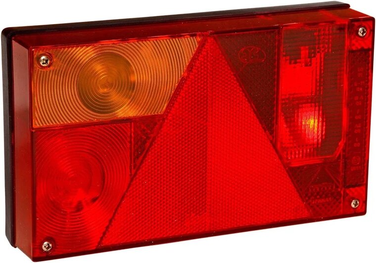 multipoint 1 achterlicht links 12 volt - achterlicht&nbsp;135x240mm met bajonet aansluiting&nbsp;-&nbsp; asp&ouml;ck aanhangerverlichting