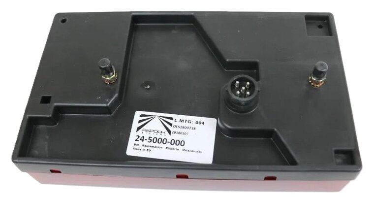 multipoint 1 achterlicht links 12 volt - achterlicht&nbsp;135x240mm met bajonet aansluiting&nbsp;-&nbsp; asp&ouml;ck aanhangerverlichting