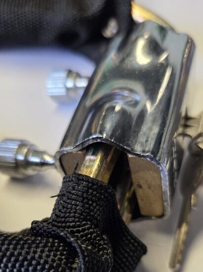 10 mm dikke pennen verbindingslot voor een ketting - pinslot - fatbikeslot - fietsslot - brommerslot&nbsp;gad star