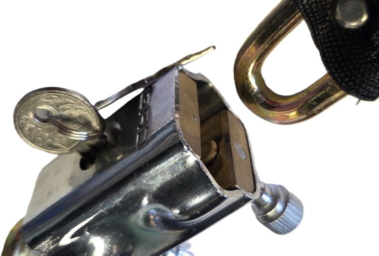 10 mm dikke pennen verbindingslot voor een ketting - pinslot - fatbikeslot - fietsslot - brommerslot&nbsp;gad star