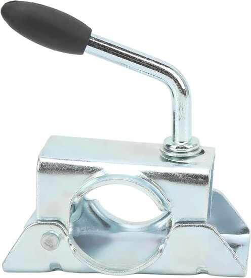 neuswielklem 48 mm -&nbsp;steunpootklem - neuswiel klem - steun poot klem - buisklem&nbsp;aanhangerneuswiel&nbsp;