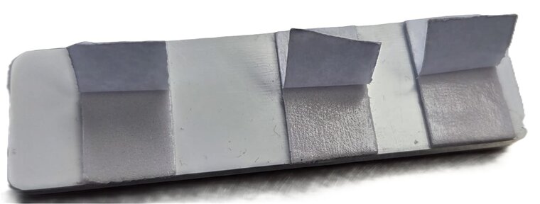 68X19 mm rode rechthoek reflector - plakreflector rood - zelfklevende reflector voor achterkant voertuig