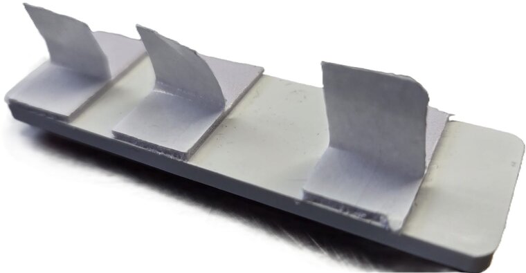 68X19 mm rode rechthoek reflector - plakreflector rood - zelfklevende reflector voor achterkant voertuig