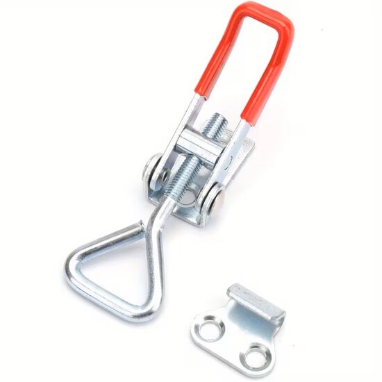 2 x spansluiting met tegenstuk 67&nbsp;mm x 22&nbsp;mm - treksluiting - kistsluiting - klepsluiting - aanhangersluiting