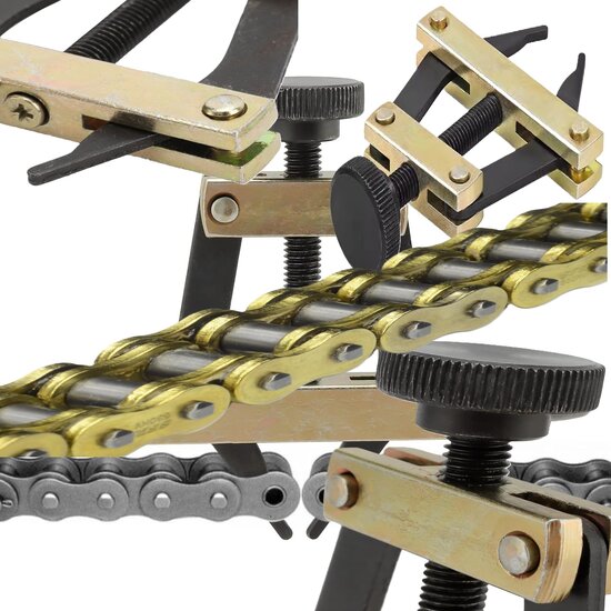 kettingspanner - rollenketting montagegereedschap 1/4"- 3/4" - ketting verbinder 25 tot 60 - kettingverbinder