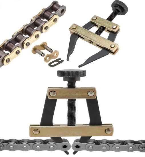 kettingspanner - rollenketting montagegereedschap 1/4"- 3/4" - ketting verbinder 25 tot 60 - kettingverbinder