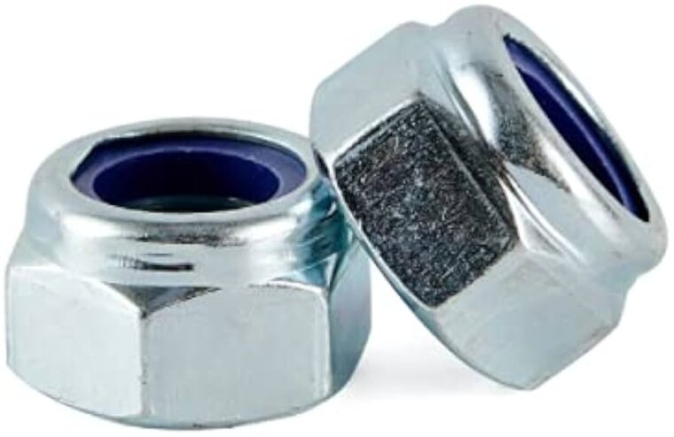 146 delige nylon moeren set - zelfborgmoeren&nbsp;- borgmoeren met nylond ring - borg moeren set m4 tot m12