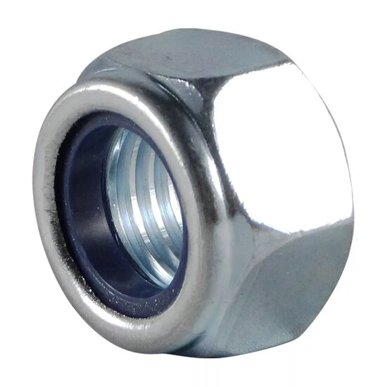 146 delige nylon moeren set - zelfborgmoeren&nbsp;- borgmoeren met nylond ring - borg moeren set m4 tot m12
