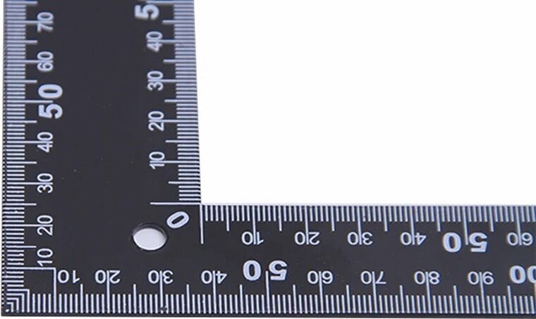 300x200 mm winkelhaak - winkel haak - blokhaak - liniaal - winkelhaken - meethaak - benson