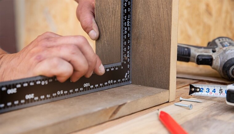 300x200 mm winkelhaak - winkel haak - blokhaak - liniaal - winkelhaken - meethaak - benson