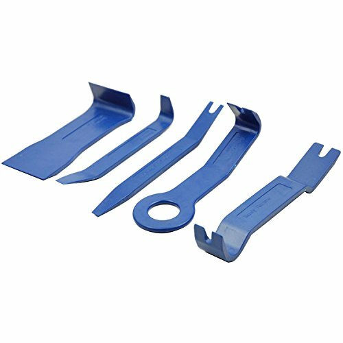 5 delig kunstof bekleding en deurpaneel&nbsp;demontage set -&nbsp; nylon clips - dashboard en sierlijsten verwijderingsset