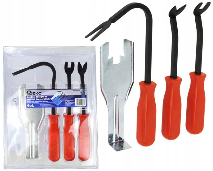 raamslinger demontage - clip verwijderaar set - deurbekleding demontageset - koevoet wipper